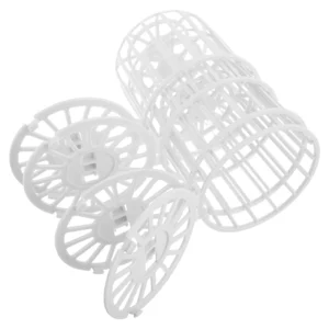 4pcs Bird For Cage Plastic Finch Canary Breeding Nest Box Hatching Hut With Nesting Material Cage Accessories Pet Bird Supply